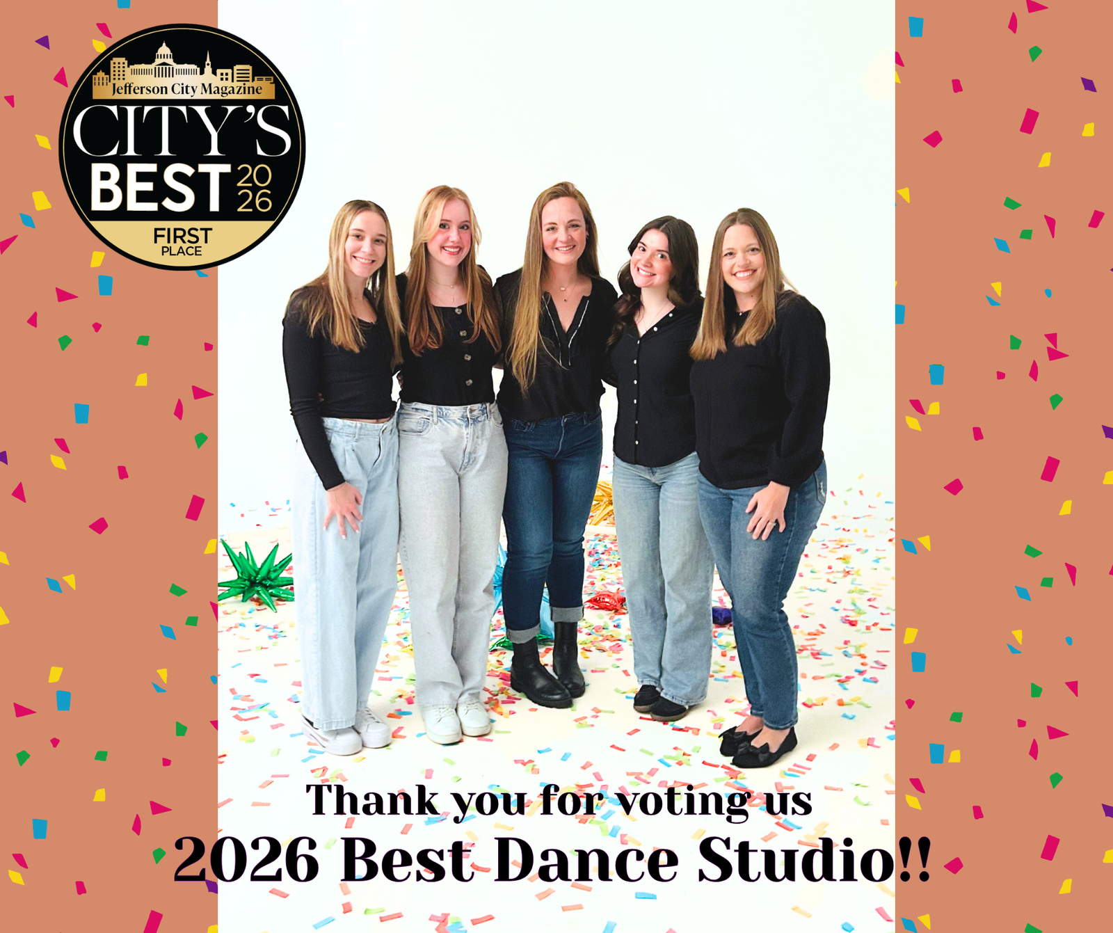 Citys Best Dance Studio Thanks